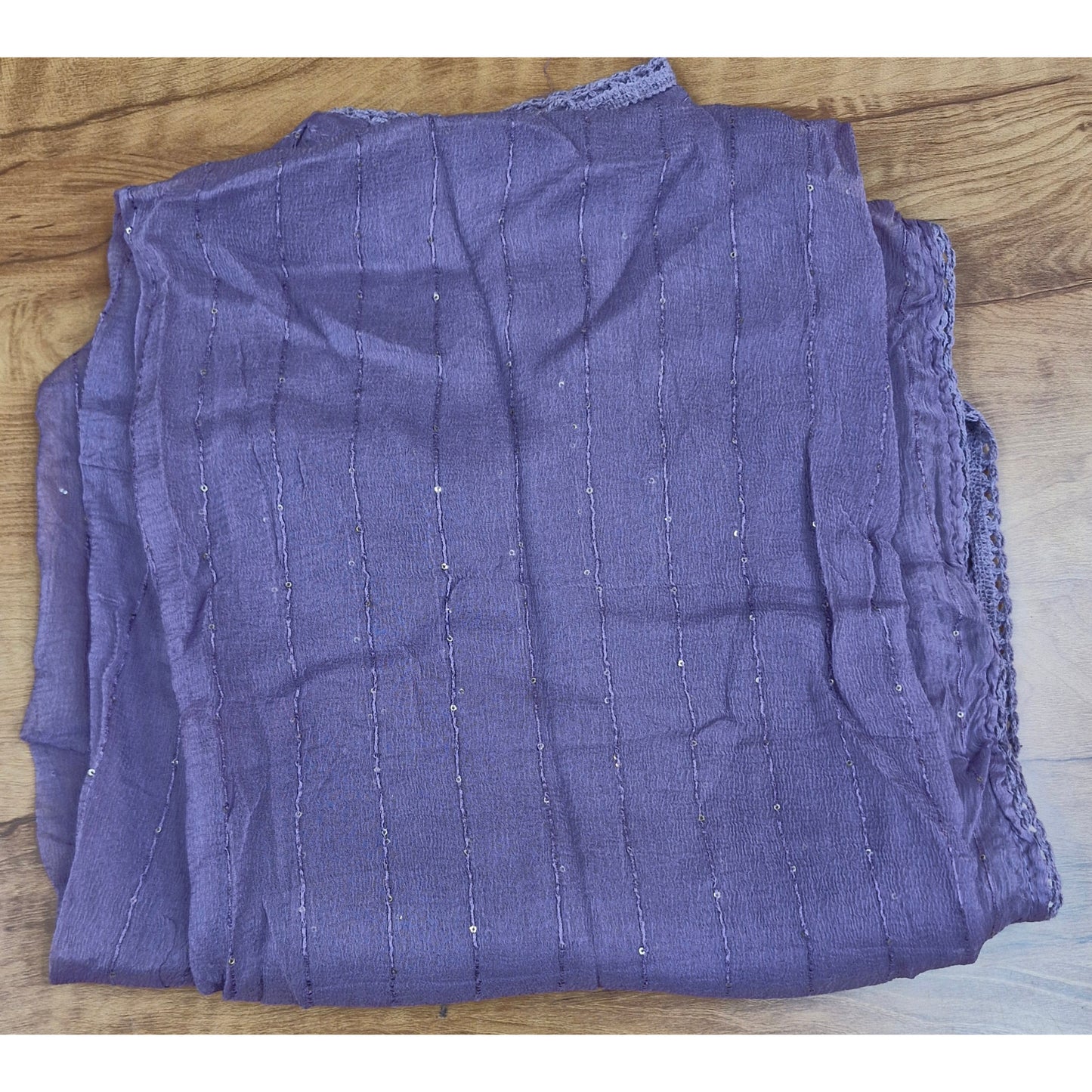 Amethyst Bloom Embroidered Churidar Set