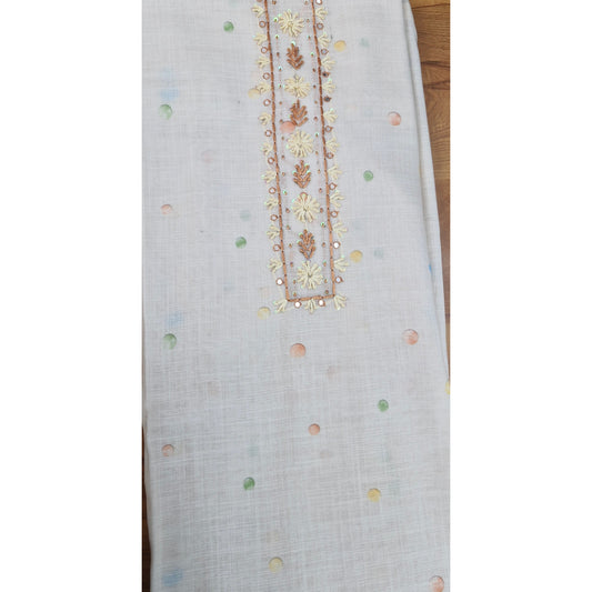 Off-White Autumn Bloom Chridhar Set
